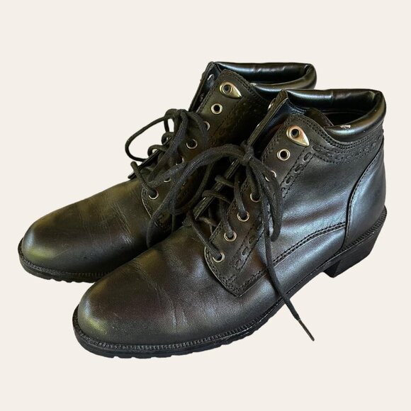 90s vintage witchy/western/whimsigoth ankle boots by Bianco women's 6.5 - Picture 1 of 8